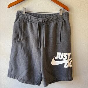 Nike Gray Men's Just Do It Shorts Size Small Athletic Workout